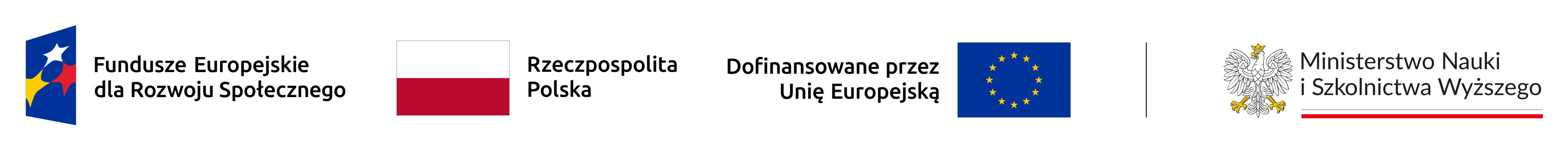 Loga unijne: FERS, RP, do finansowano przez UE, Ministerstwo Nauki i Szkolnictwa Wyższego